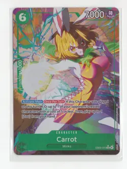 One Piece TCG Carrot EB03-013 Alternate Art Extra Booster Heroines Edition Nm - Image 1