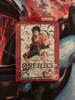 Straw Hat Crew ST01 1st Edition Super Pre-Release Starter Deck Sealed One Piece - Image 1