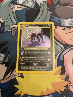 Pokemon Houndoom 4/75 Holo Rare Neo Discovery Unlimited - LP/NM - Image 1
