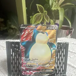 Pokemon TCG Snorlax V Full Art Ultra Rare Holo Swsh01 Sword & Shield 197/202 - Image 1