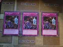 YUGIOH 3X MIND DRAIN LTGY-EN079 COMMON 1ST ED NM - Image 1