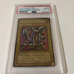 YUGIOH PSA 8 2002 Serpent Night Dragon MRL-103 Secret Rare 1st Edition - Image 2