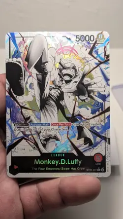 Monkey.D.Luffy (001) (Parallel) ST21-001 Starter Deck EX: Gear 5 Foil - Image 3
