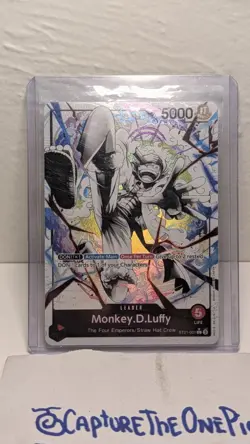 Monkey.D.Luffy (001) (Parallel) ST21-001 Starter Deck EX: Gear 5 Foil - Image 4