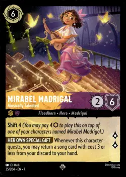 Disney Lorcana Mirabel Madrigal #35/204 tcg Near Mint or Better - Image 1