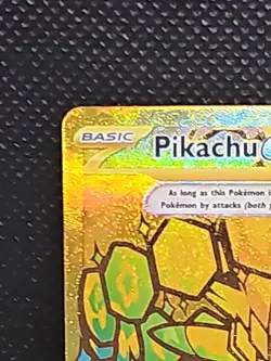 Pokemon TCG Prismatic Pikachu EX Hyper Rare Gold Card 179/131 - Image 2