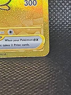 Pokemon TCG Prismatic Pikachu EX Hyper Rare Gold Card 179/131 - Image 4