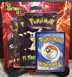 Pokemon TCG Lightning Set 4+ Packs + 1 BONUS Card Bundle Factory Sealed - Image 1