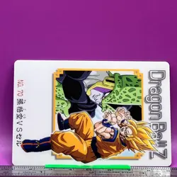 Son Goku Cell 70 Dragon Ball Wafer Card DBZ Carte BANDAI 2004 Vintage Japan #761 - Image 2