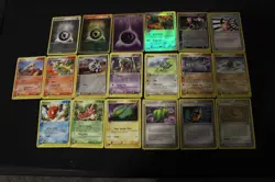 19 Pokemon Card Lot LP-DMG E-Reader EX Ruby & Sapphire,Dragon+(Rev Houndour+) - Image 1