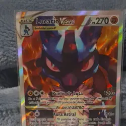 Pokemon Lucario VSTAR SWSH291 Promo Holo Sword & Shield Portuguese TCG Card - Image 1