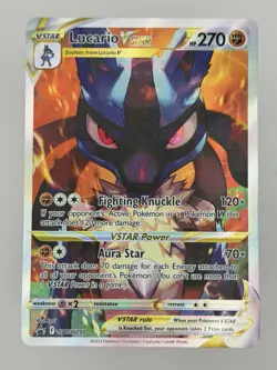 Lucario VSTAR SWSH291 SWSH: Sword & Shield Promo Cards Holo - Image 1