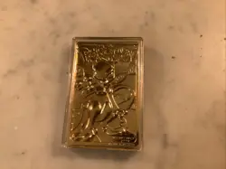 1999 Pokemon "Mewtwo" 23 Karat Gold Plated Special Edition Trading Card Collect - Image 2
