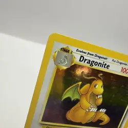 Pokemon Dragonite Fossil 4/62 Holo Rare Unlimited Card 1999 - Image 2