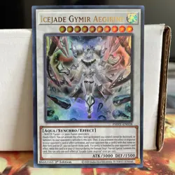 1ST ED ICEJADE GYMIR AEGIRINE 2020 PHHY-EN038 YUGIOH CARD (NM) - Image 1