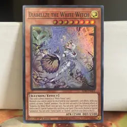 1ST EDITION DIABELLZE THE WHITE WITCH 2020 ALIN-EN012 YUGIOH CARD (NM) - Image 1