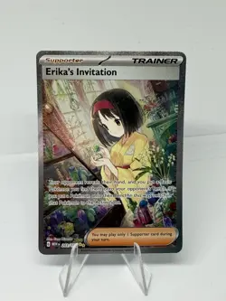Pokemon TCG SV Scarlet & Violet 151 Erika's Invitation Card #203/165 - Image 1