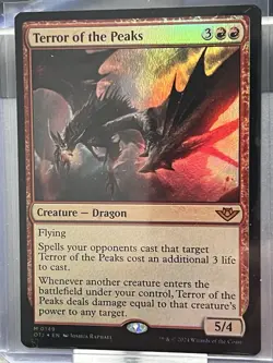 Terror of the Peaks (OTJ) - Prerelease Foil MTG Plus Bonus Rare!!! - Image 2