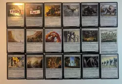 MTG Wall & Defenders Themed lot. Artifacts/Colorless. 18 Cards, 2 are foil. - Image 1