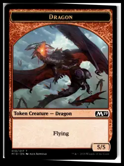 Core Set 2019 #10 Dragon Token (010) - Image 1