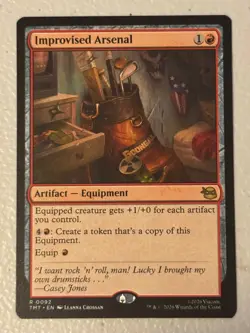 IMPROVISED ARSENAL 92 R TEENAGE MUTANT NINJA TURTLES MAGIC: THE GATHERING NM/M - Image 1