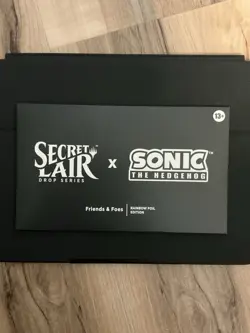 MTG Secret Lair x Sonic the Hedgehog: Friends and Foes Rainbow FOIL Set - Image 1