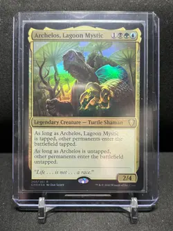 Archelos, Lagoon Mystic - Foil - Magic MTG 2020 Commander Legends LP - Image 1