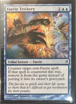 Faerie Trickery Lorwyn Regular Mtg Magic The Gathering - Image 1