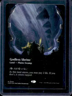 2025 Magic The Gathering Edge of Eternities Godless Shrine Borderless #0280 - Image 1