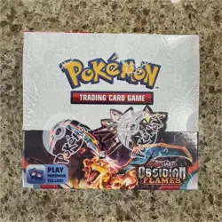 Pokemon Scarlet & Violet Obsidian Flames Booster Box Charizard Tyranitar 2023 - Image 1