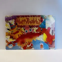 Pokemon Pocket Monsters Vending Prism Sticker #358 Happy Birthday - Image 2