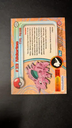 Pokemon Topps - #33 Nidorino Blue Label MP - Image 2