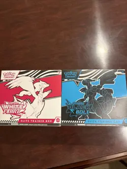 Pokemon TCG SV10.5: White Flare & Black Bolt Elite Trainer Box IN HAND - Image 1