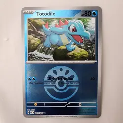 Totodile 41/217 Friend Ball & Water Energy Reverse Holo Ascended Heroes Pokemon - Image 2
