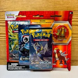 Pokemon Legendary Beasts Collector’s Pin Blister-Pack Entei XY Evolutions NEW - Image 1