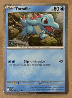 Totodile Cosmos Holo Ascended Heroes Common 041/217 Pokemon TCG - Image 1