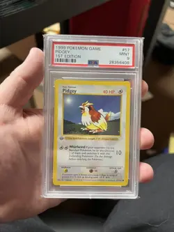 Pokemon Pidgey Base Set Shadowless 1st Edition 57/102 PSA 9 - Image 1