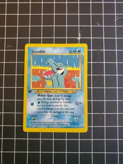 Totodile - 1st Edition - 85/105 Neo Destiny - Pokemon TCG - 2002 - Image 1