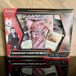 Pokemon Destined Rivals - Team Rocket's Mewtwo EX Box - New & Factory Sealed - Image 1