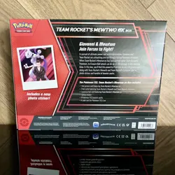 Pokemon Destined Rivals - Team Rocket's Mewtwo EX Box - New & Factory Sealed - Image 2