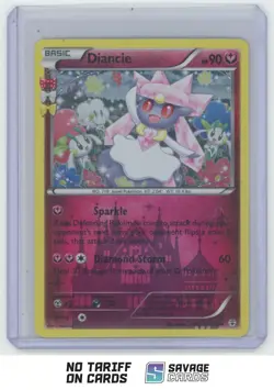 2016 Pokemon XY Generations Radiant Collection Holo Diancie #RC22/RC32 - Image 1