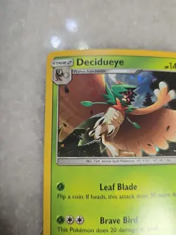 Decidueye SM55 Black Star Promo Cosmos Holo Pokemon TCG HOLO Pack Fresh - Image 3