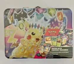 Pokemon Surging Sparks Stellar Crown Fall 2024 Collector Chest Tin New Sealed - Image 1