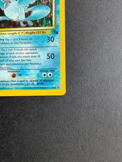 Articuno Fossil Set Unlimited 2/62 HOLO Rare Pokemon 1999 NEVER PLAYED - Image 3
