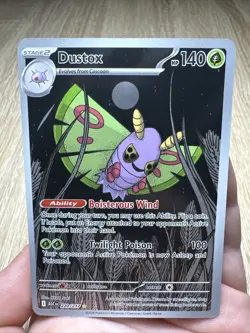Dustox 220/217 Illustration Rare Ascended Heroes Full Art English Pokemon TCG NM - Image 1