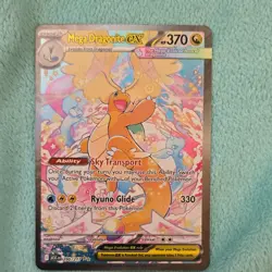 Pokemon Mega Dragonite ex 290/217 370 HP 330 Attack Rare Full Art Holo - Image 1