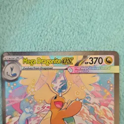 Pokemon Mega Dragonite ex 290/217 370 HP 330 Attack Rare Full Art Holo - Image 2