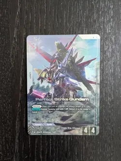 Perfect Strike Gundam Premium Card Collection English GD01-068 EVX05 - Image 1