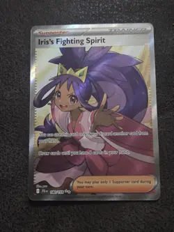 Iris's Fighting Spirit 180/159 Full Art - Journey Together Pokemon Card TCG - Image 1