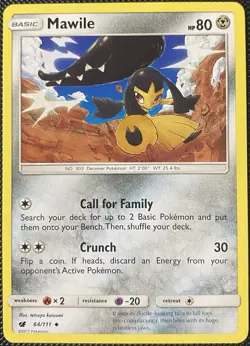 Mawile 64/111 Sm-Crimson Invasion Regular - Pokemon Card - Image 1